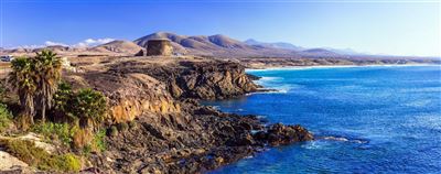 Wehrturm am Strand von El Cotillo